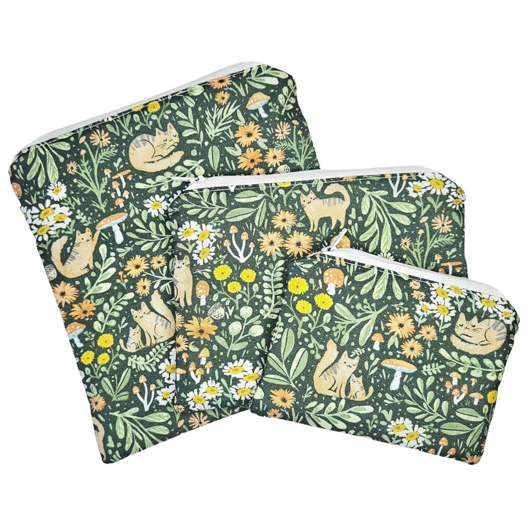 Classic Food Safe Pouches evergreen & mustard