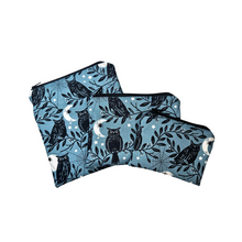 Load image into Gallery viewer, Moonlit Owls Reusable Food Safe Pouch