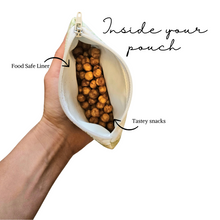 Load image into Gallery viewer, Midnight Garden Reusable Food Safe Pouch