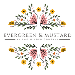 evergreen &amp; mustard