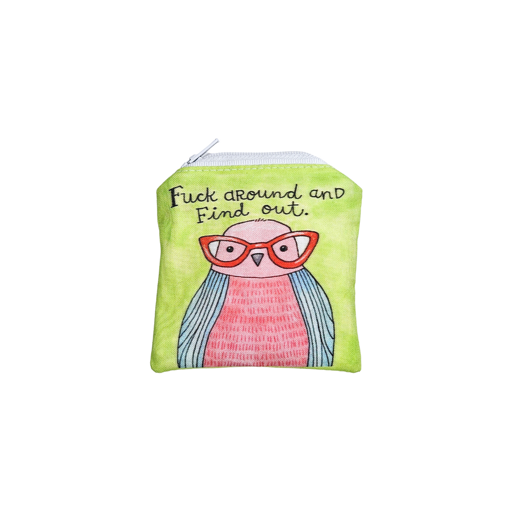 Sweary Bird #5 Reusable Food Safe Pouch