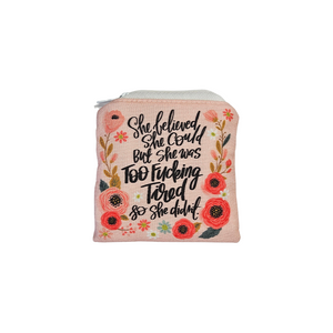 Sweary Florals #1 Reusable Food Safe Pouch