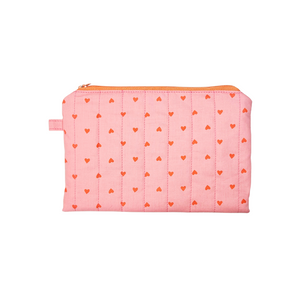 Sweetheart Quilted Catch All Clutch (Food Safe)