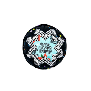 Happy F*cking Holidays Quilted Ornament