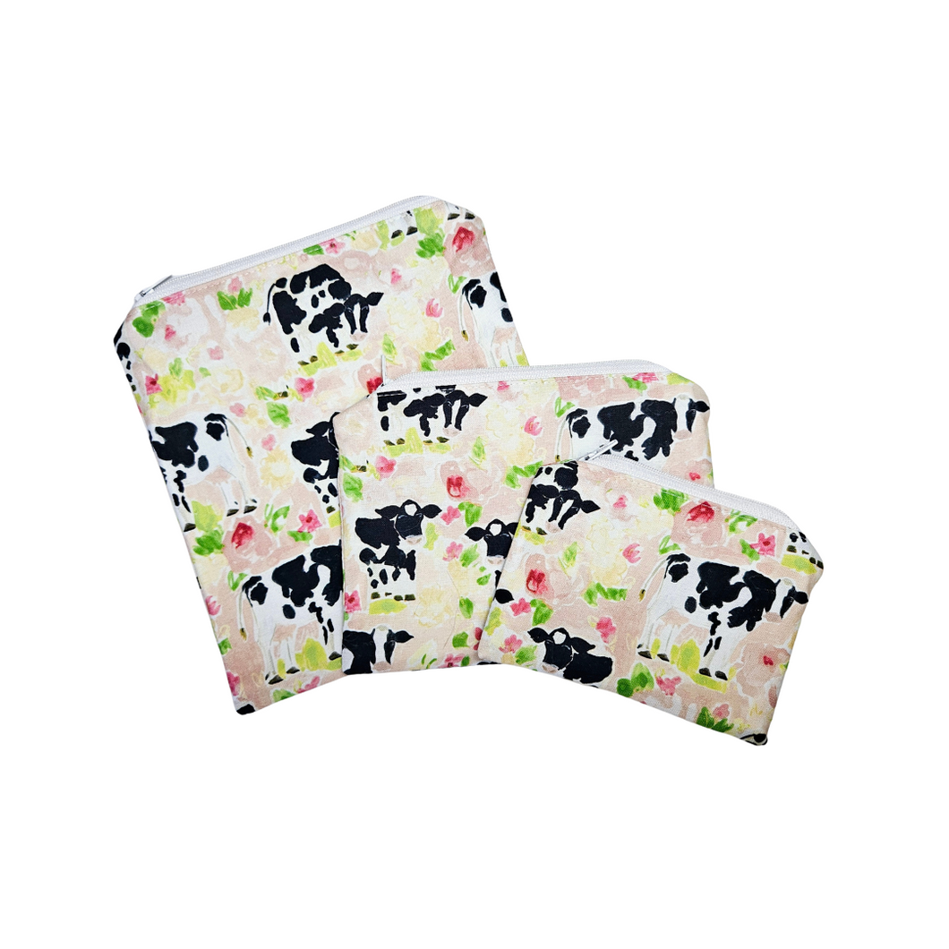 Cows Reusable Food Safe Pouch