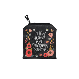 Sweary Florals #4 Reusable Food Safe Pouch