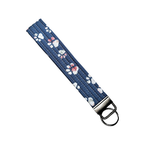 Paw Prints Key Fob