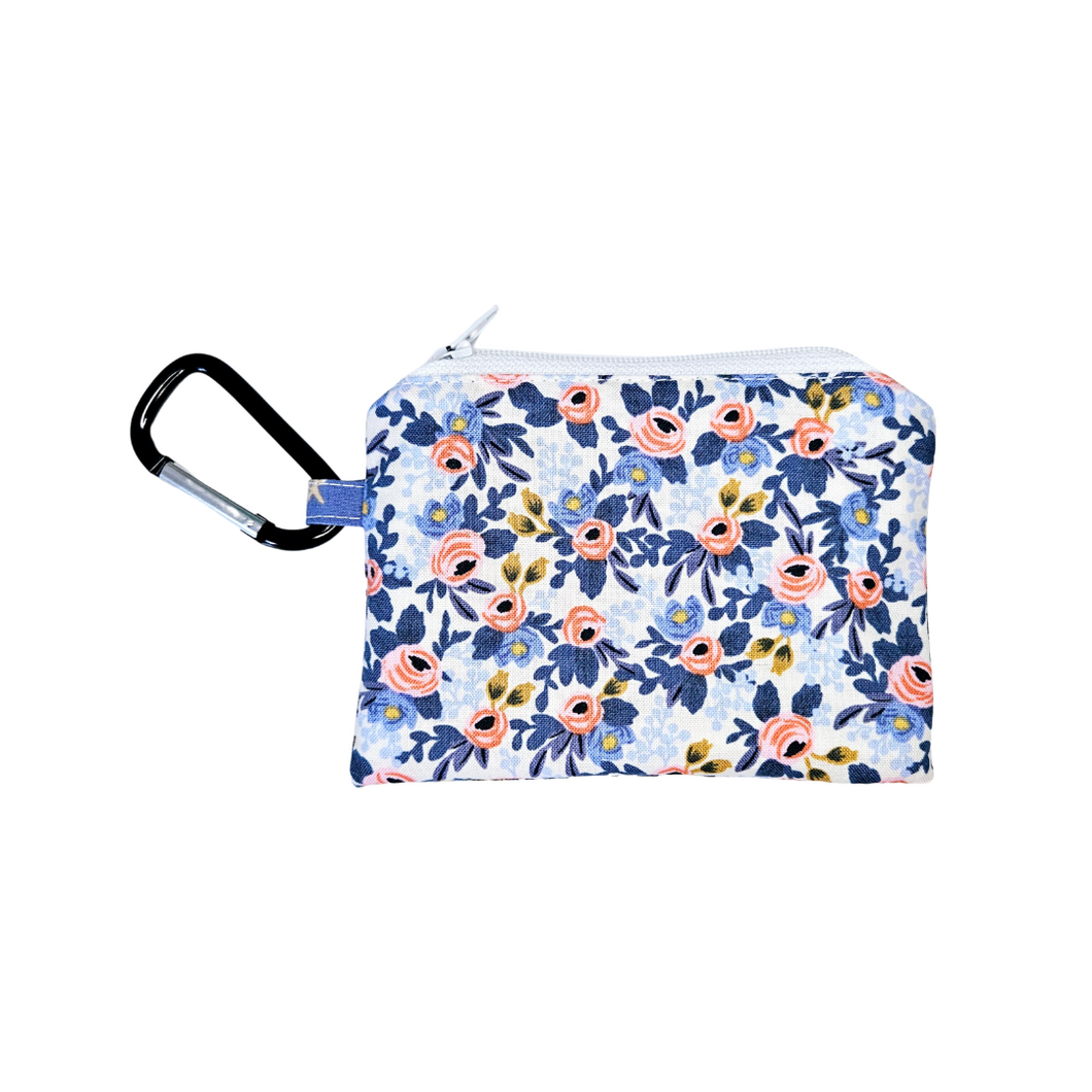 Rosa in Blue (Rifle Paper Co) Pooch Pouch