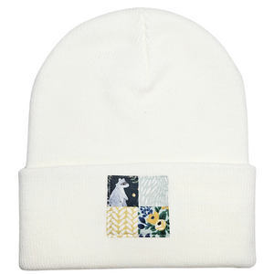 Trash Panda Patchwork Beanie