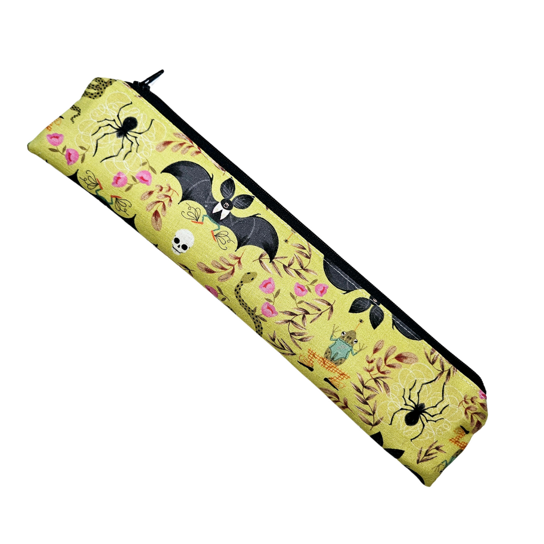 Midnight Garden Straw & Cutlery Pouch