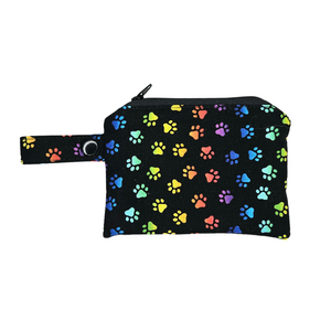 Rainbow Paw Prints Pooch Pouch