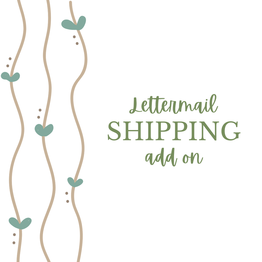 Lettermail Shipping Add on