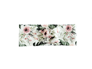 Sofia Floral Headband (GOTS Certified Organic Cotton)
