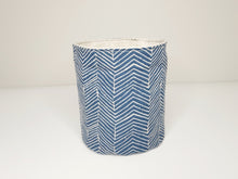 Load image into Gallery viewer, Navy Herringbone Plant Pouch (Small)
