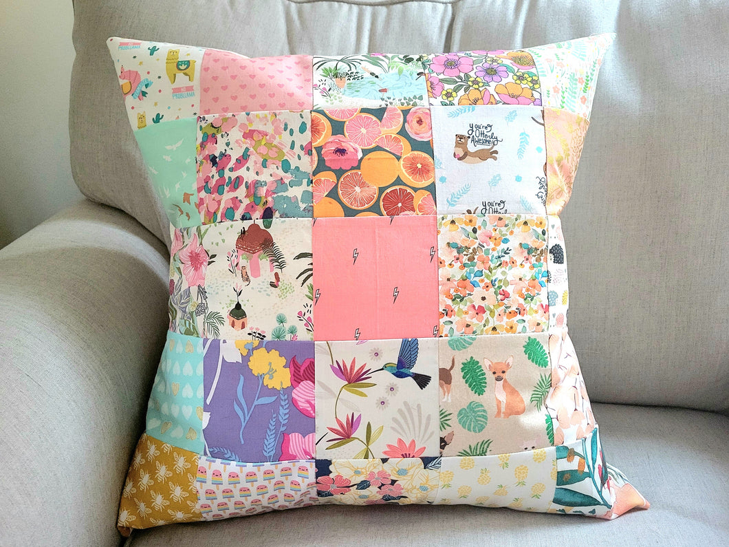 20x20 Patchwork Cushion Cover #4
