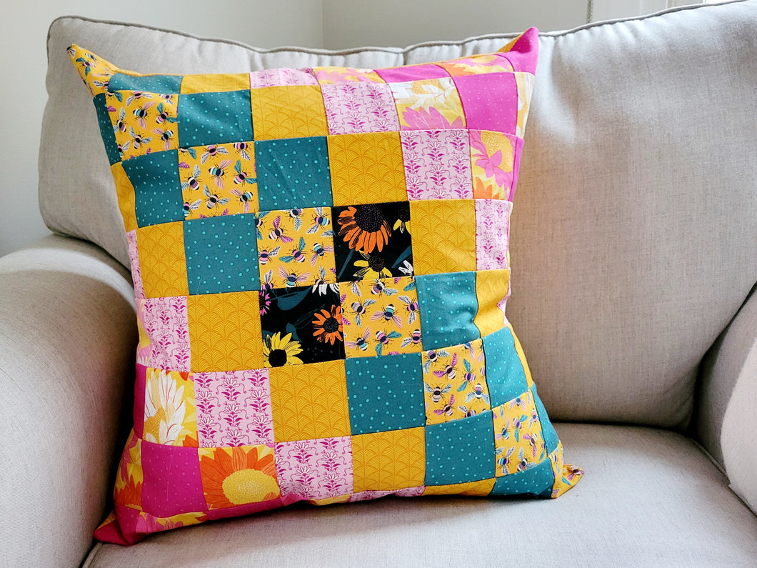 20x20 Patchwork Cushion Cover #3