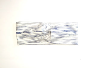 Striped Sea Headband (GOTS Certified Organic Cotton)