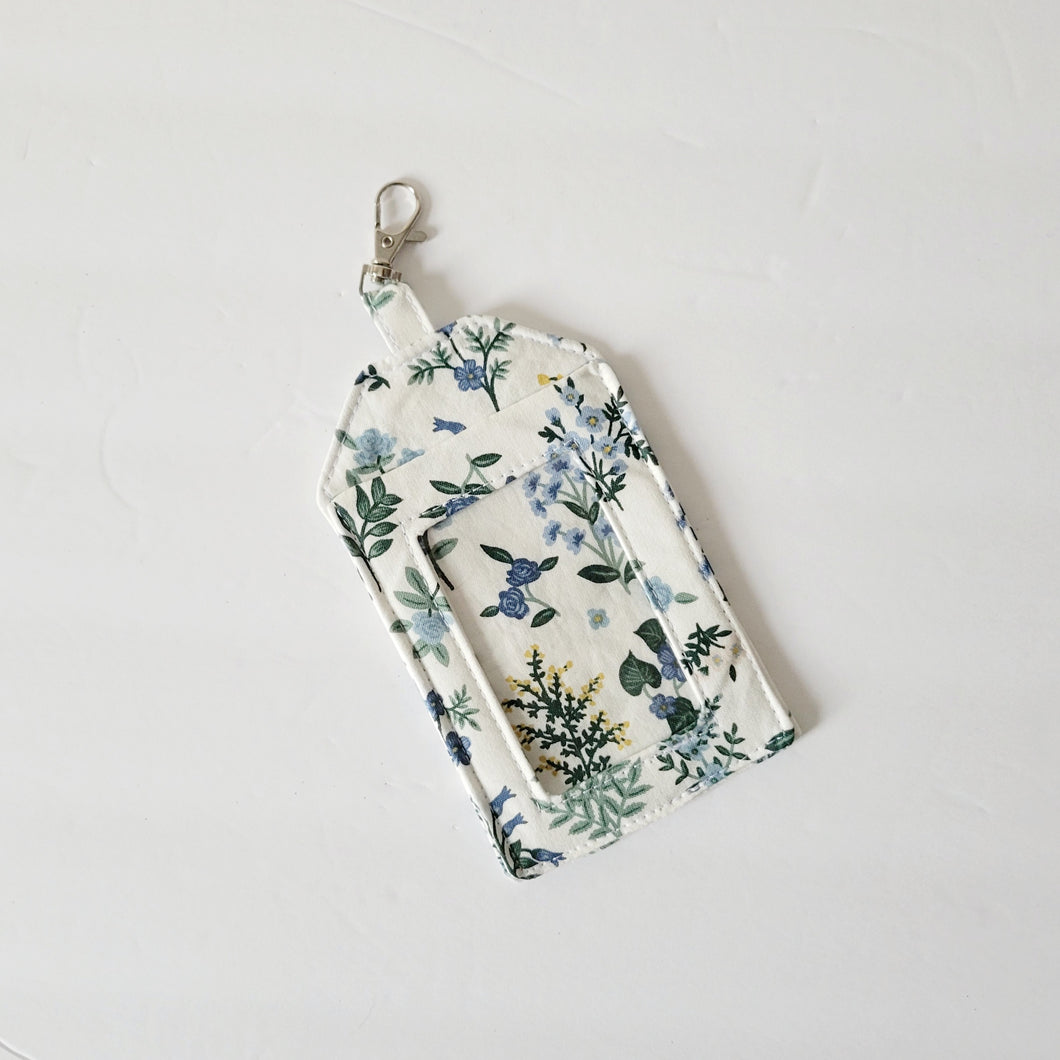 Hawthorn in Periwinkle (Rifle Paper Co) Luxury Luggage Tag